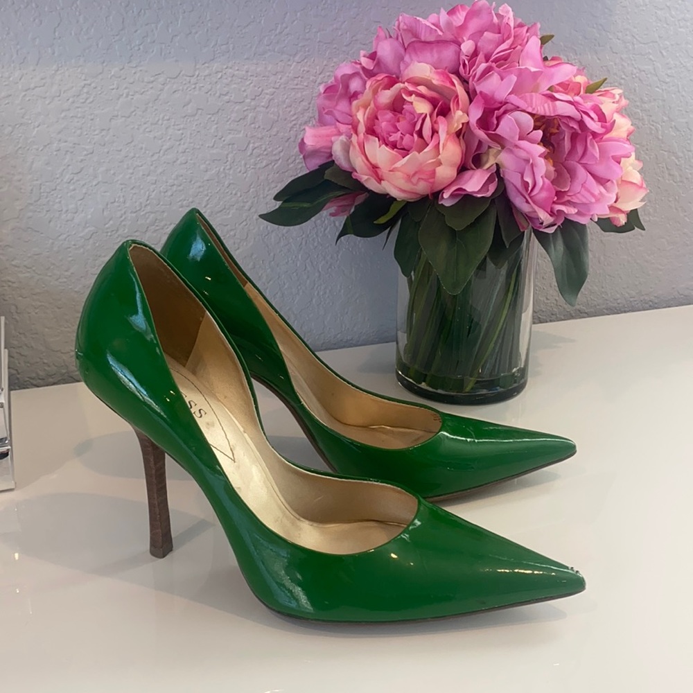 Guess Green Heels